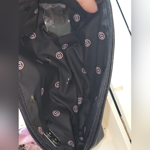 Christian Dior Black and Pink Clutch W/Crossbody Chain & Twilly Added - Picture 17 of 17